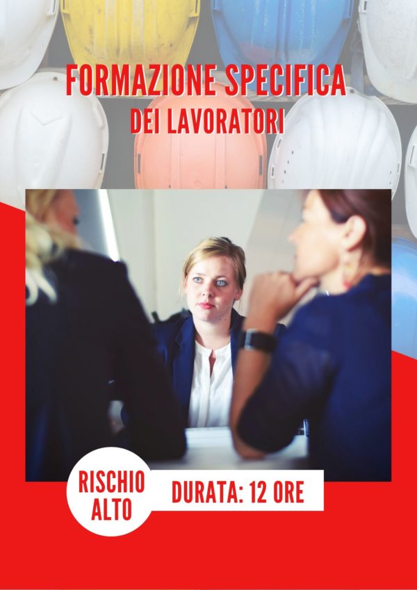 corso Sicurezza sul lavoro – Formazione specifica dei lavoratori - Rischio alto-sicilia-enna-piazza-armerina