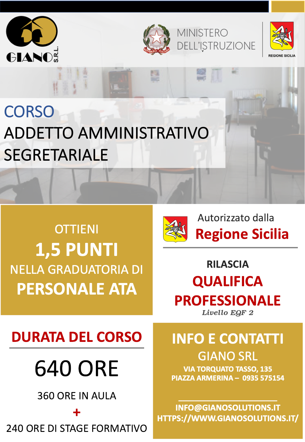 Corso di Addetto Amministrativo Segretariale